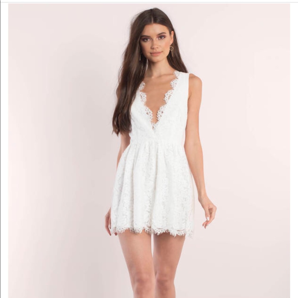 IVORY SKATER DRESS